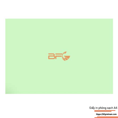 Giấy in phòng sạch màu xanh green