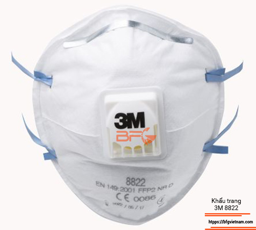 khẩu trang phòng độc 3M 8822 chính hãng