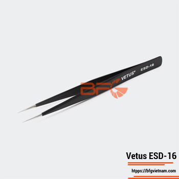 nhíp chống tĩnh điện vetus esd-16