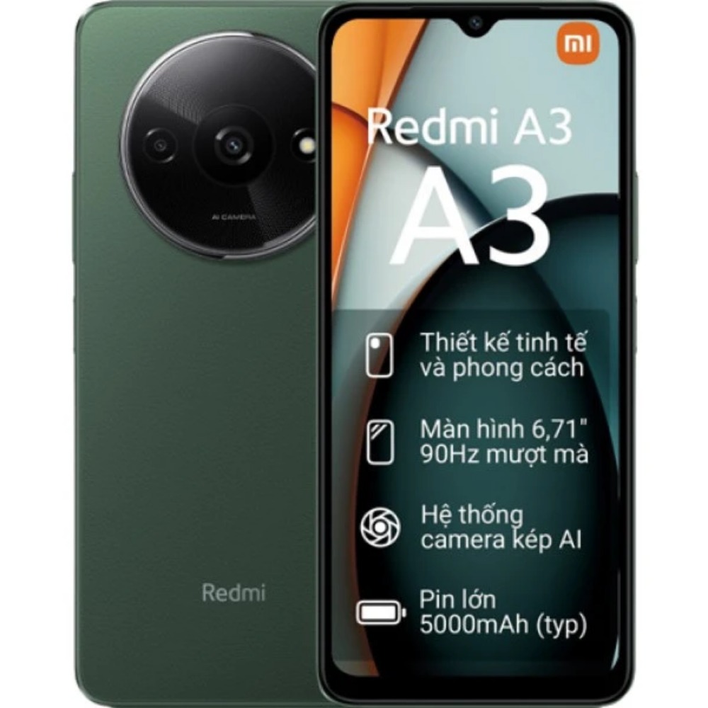 DGW - Điện thoại Xiaomi Redmi A3 - 64GB RAM 3GB - Hàng Chính Hãng