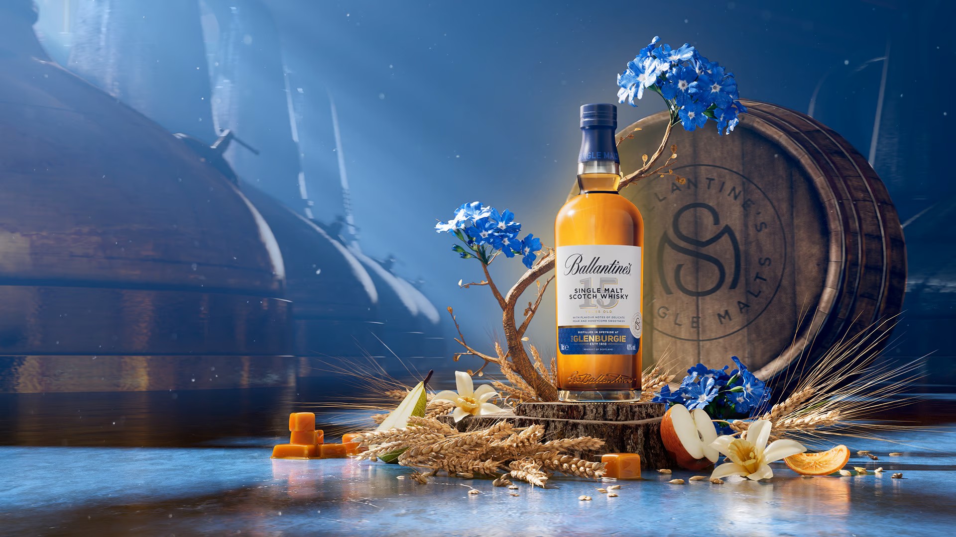 hình ảnh rượu Ballantine's 15 Glenburgie