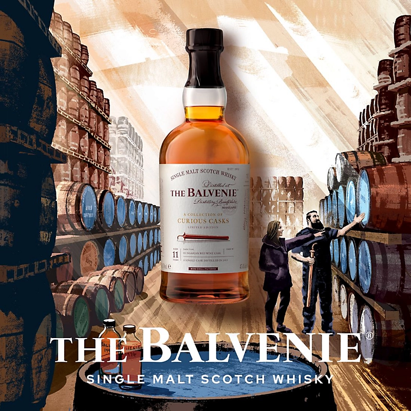 Rượu Balvenie 11 Hungarian Red Wine Cask