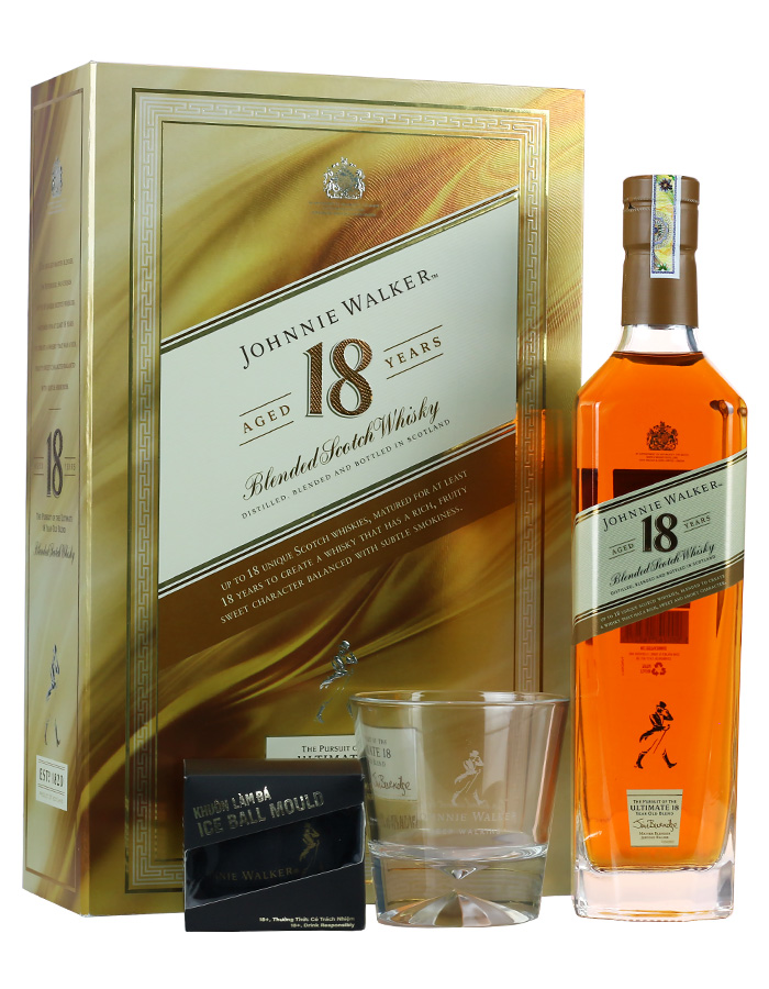 bán rượu johnnie walker 18 giftbox