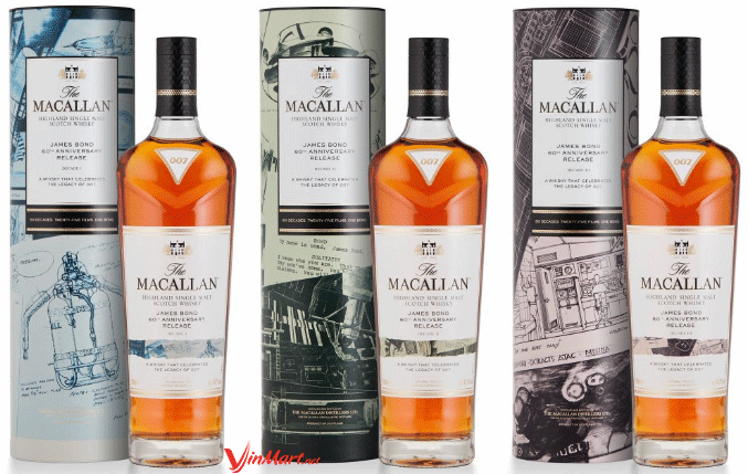 rượu The Macallan James Bond 60th Anniversary Release - Decade II