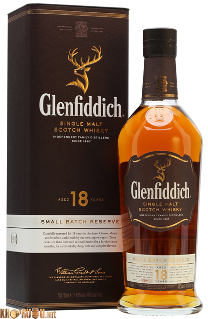 rượu glenfiddich 18 năm