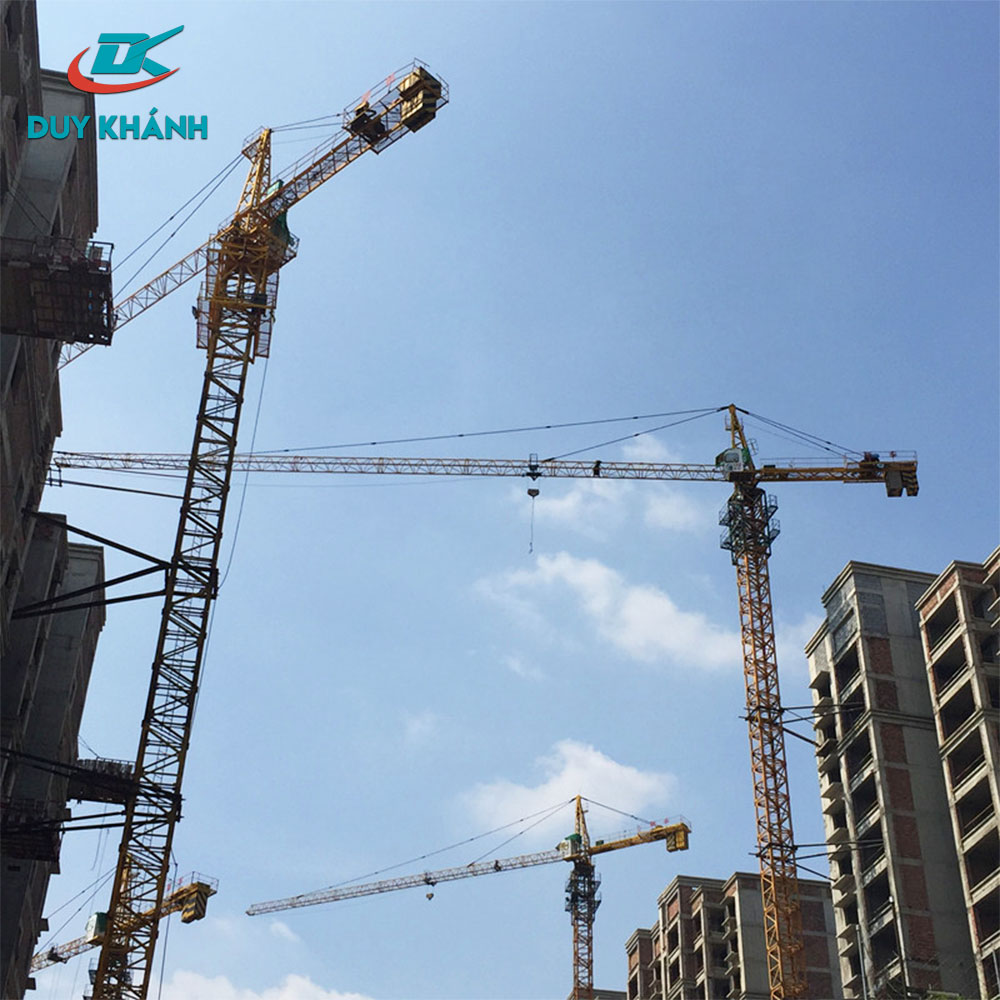 cẩu tháp qtz 7055 của công ty TNHH xây dựng Duy Khánh