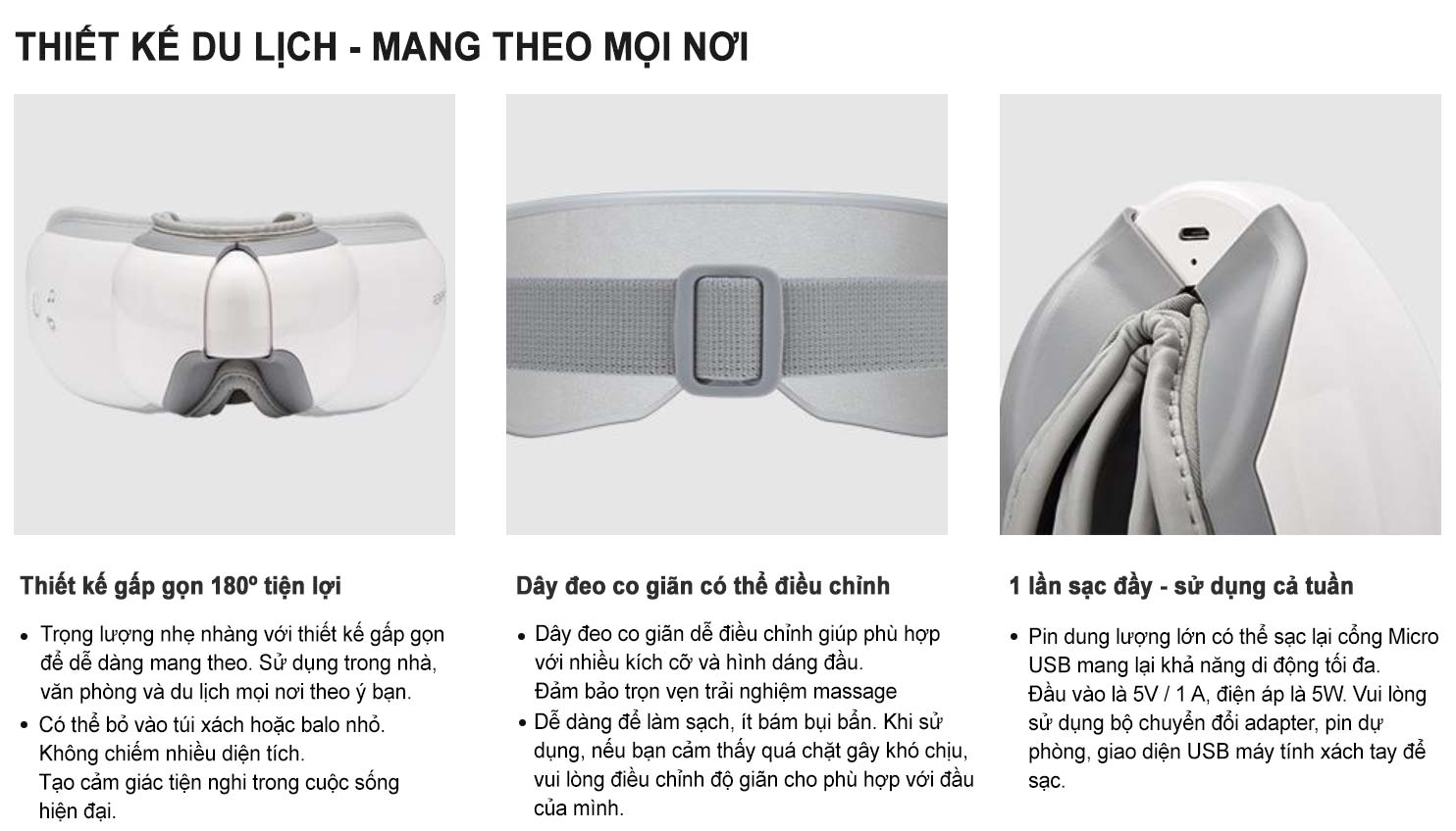 máy massage mắt HTG MM05