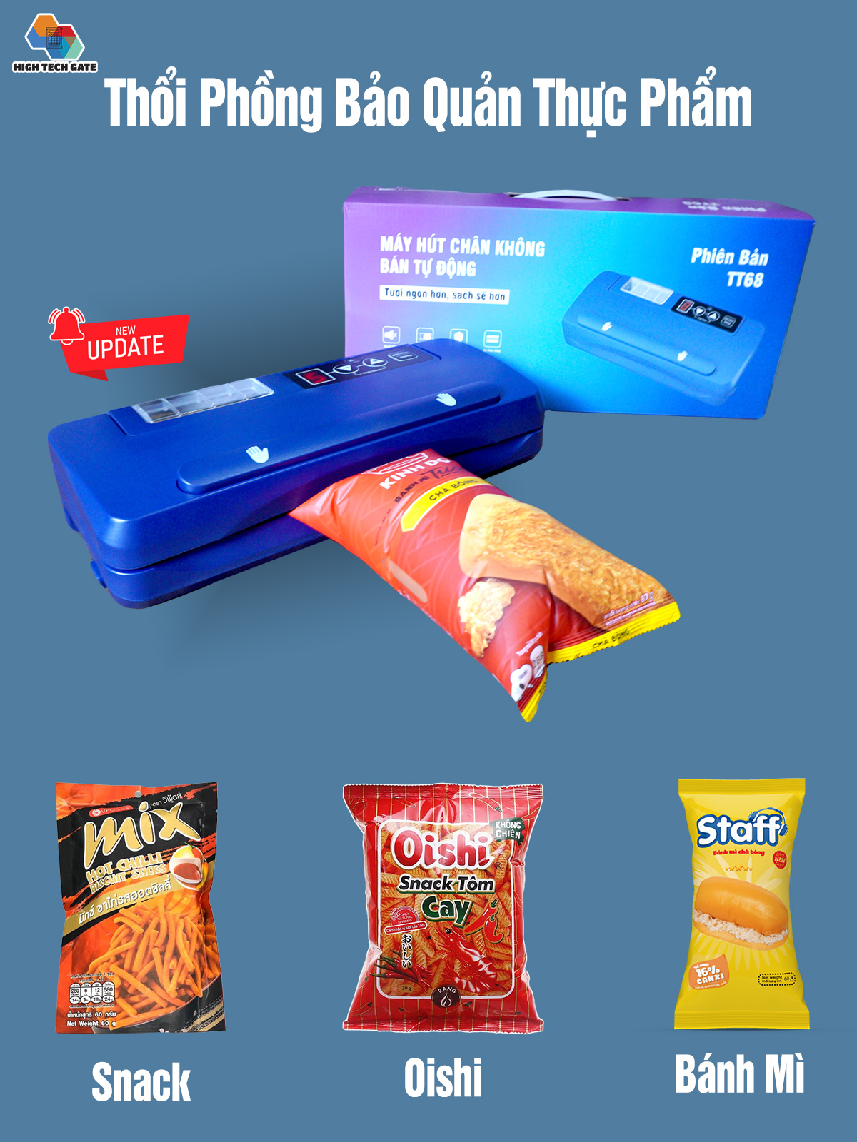 Máy hút chân không thực phẩm TT68