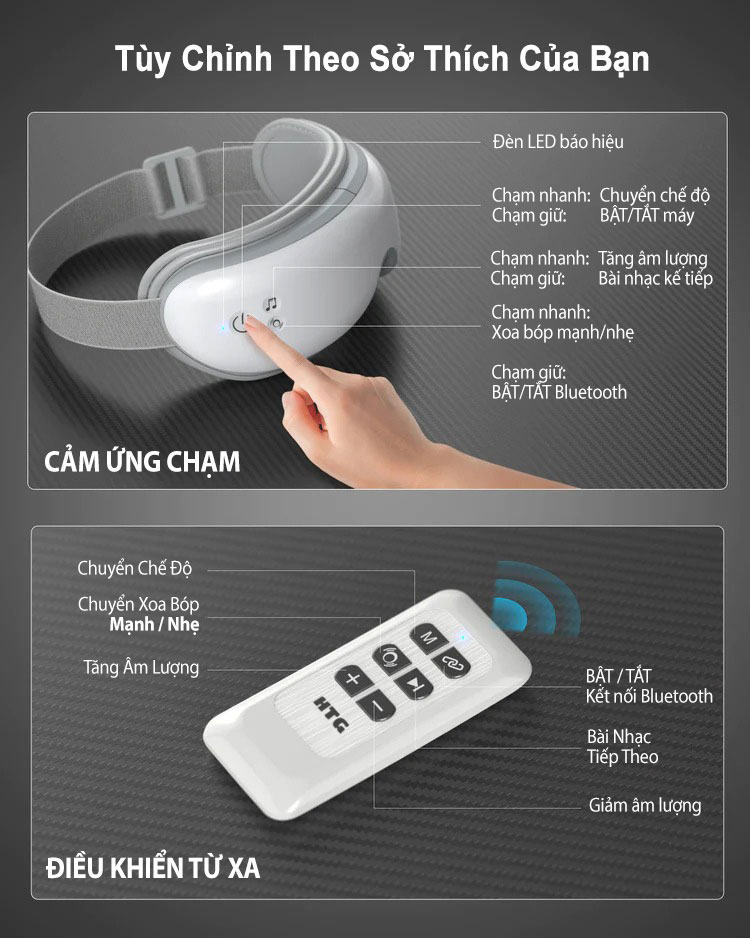 máy massage mắt HTG MM05