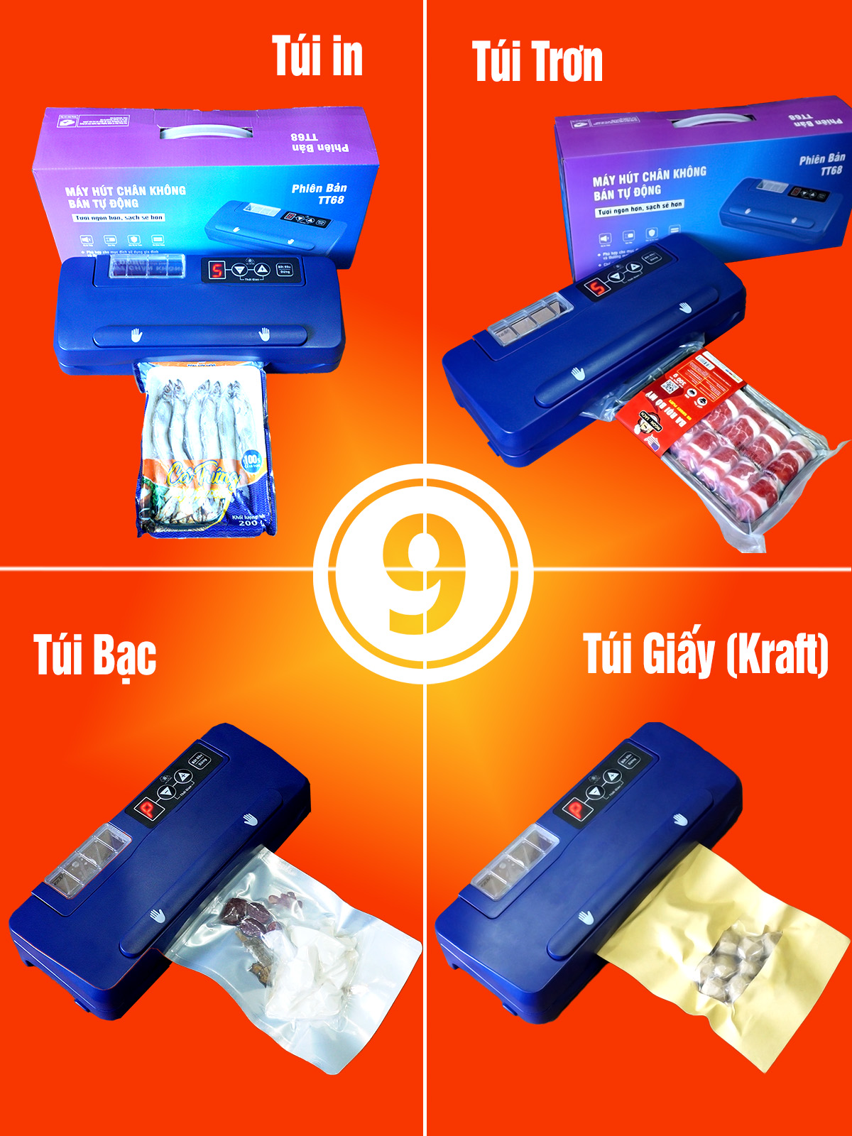 Máy hút chân không thực phẩm TT68