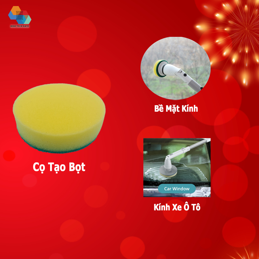 Máy Chà Nhà Vệ Sinh Jesopb K129 Chổi Cọ Bồn Cầu Đa Năng có thể Chùi Lau Sàn Nhà