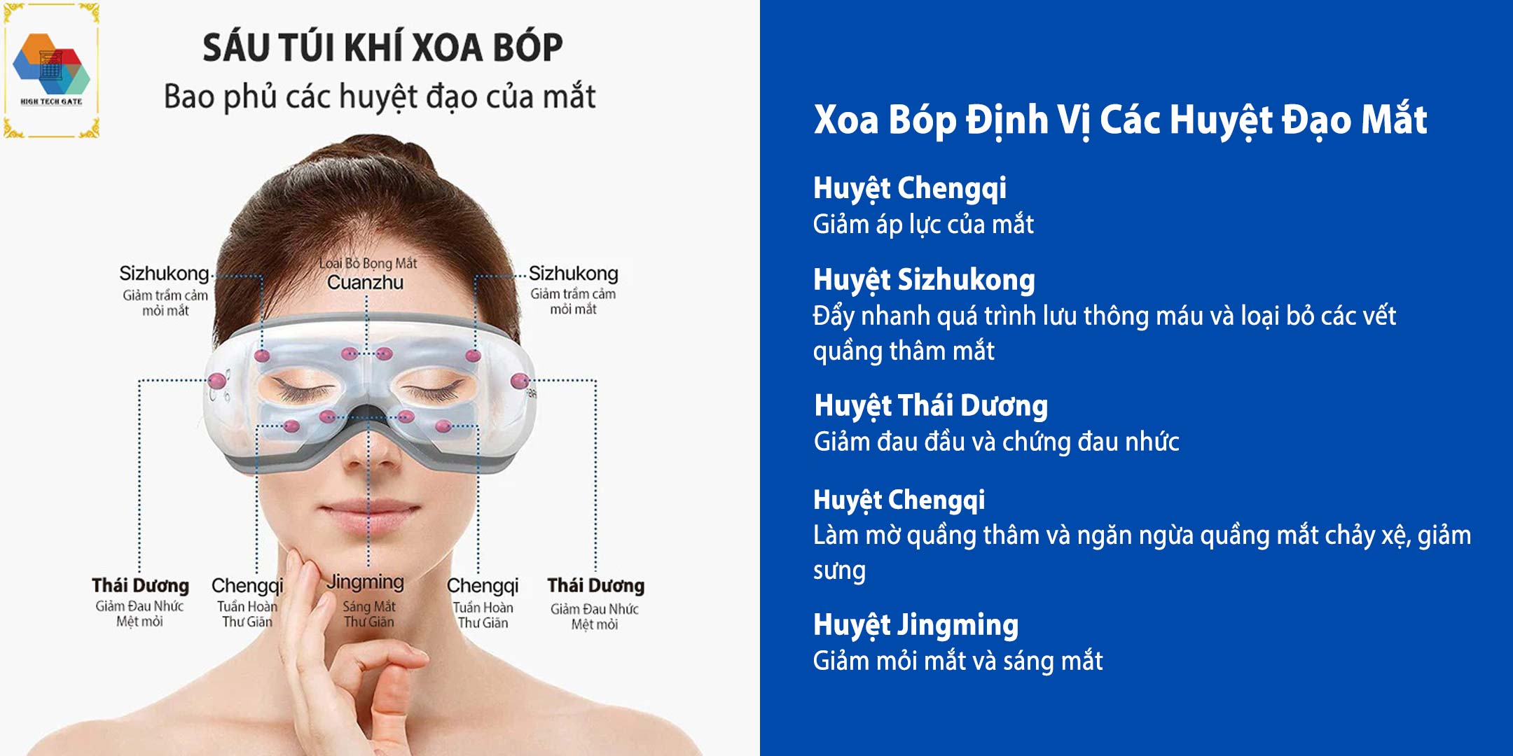 máy massage mắt HTG MM05