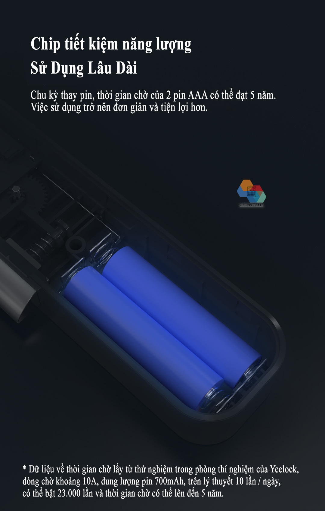 Khóa Tủ Vân Tay Thông Minh Xiaomi Yeelock ZNGS06YSB lắp đặt dễ dàng, thiết lập lên đến 16 vân tay, không cần chìa khóa, tốc độ xử lý 0.5 giây, phù hợp với đa dạng tủ, hàng chính hãng