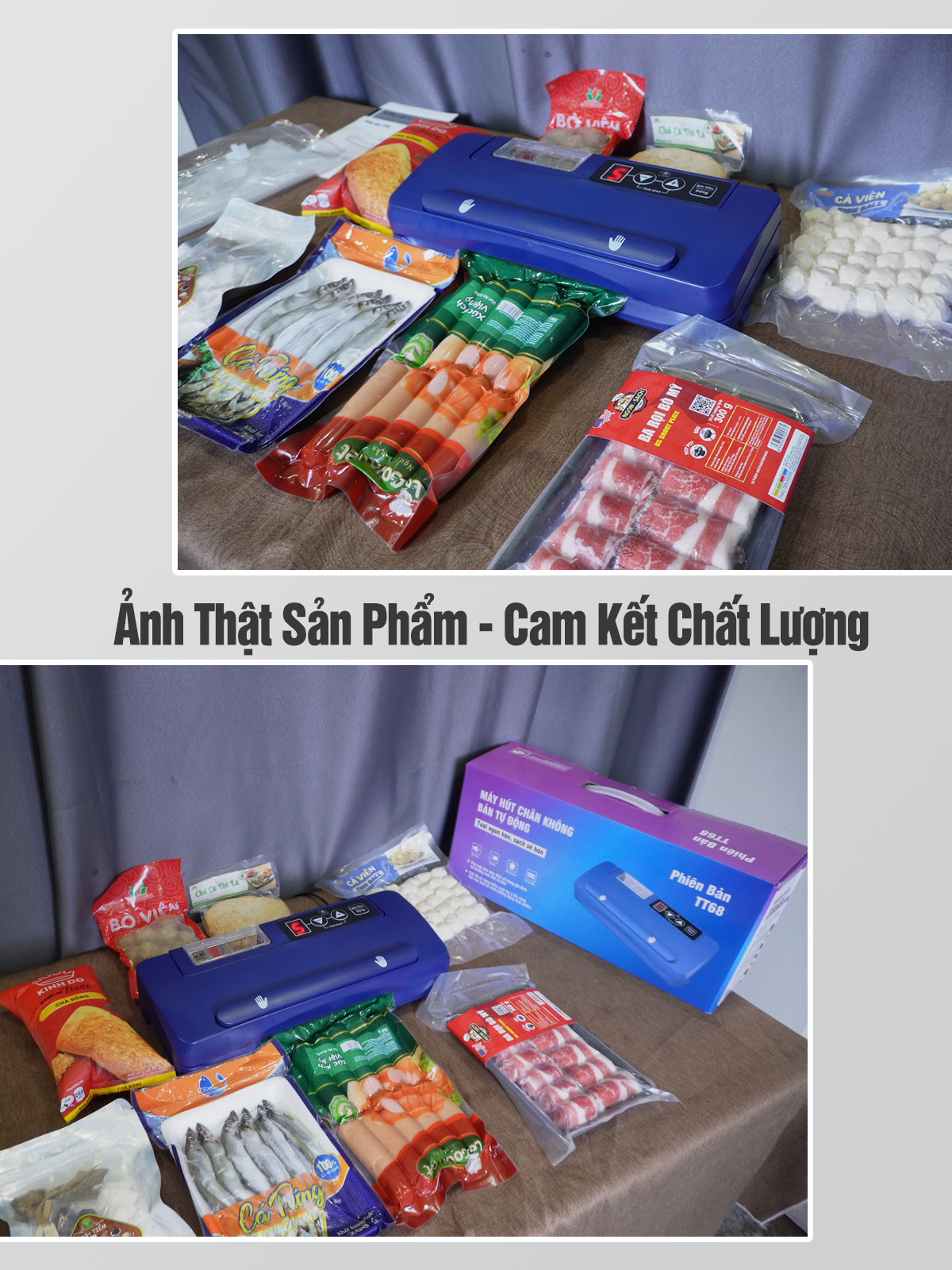 Máy hút chân không thực phẩm TT68