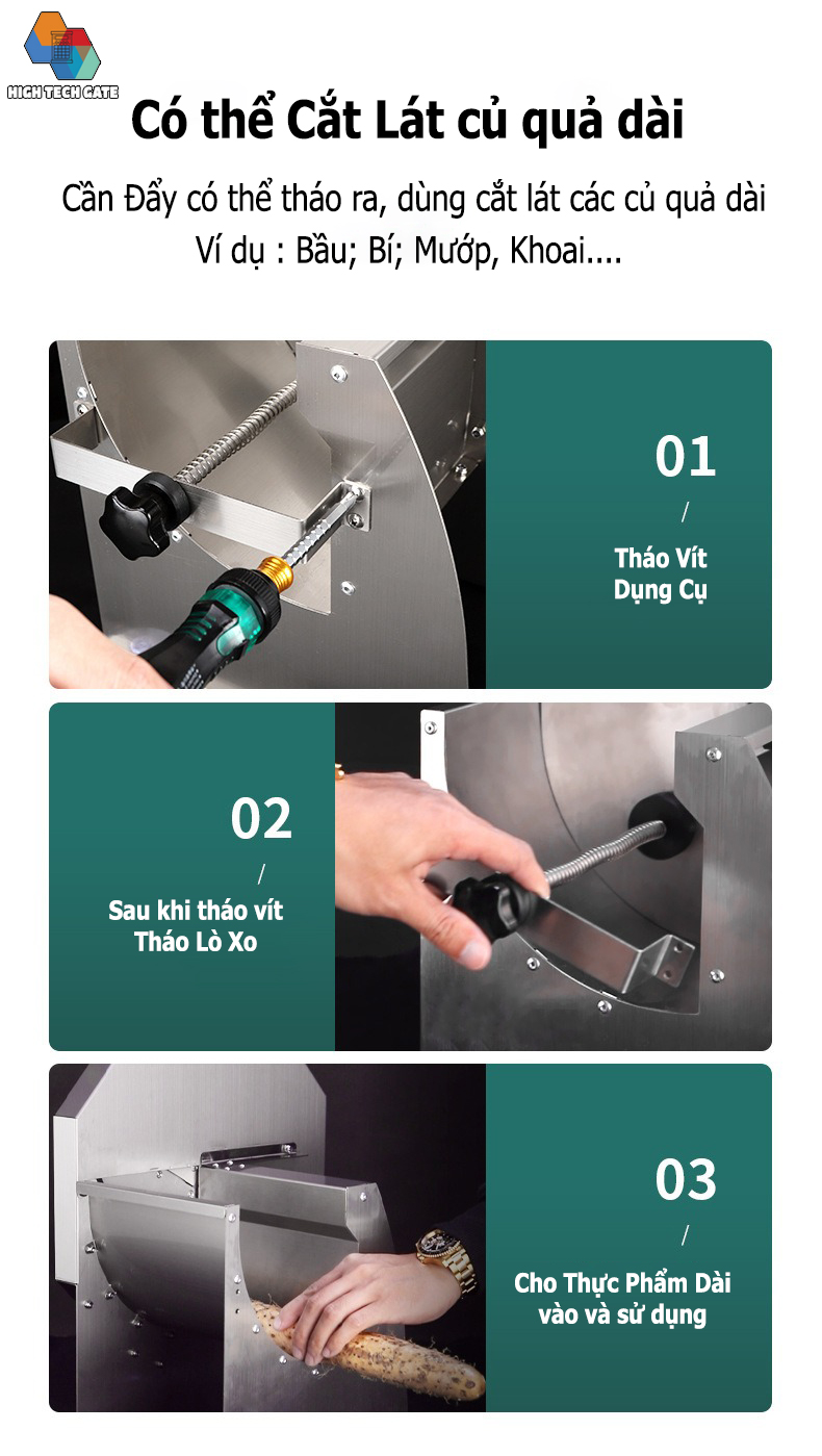 Máy cắt lát hoa quả thực phẩm công nghiệp SL-02