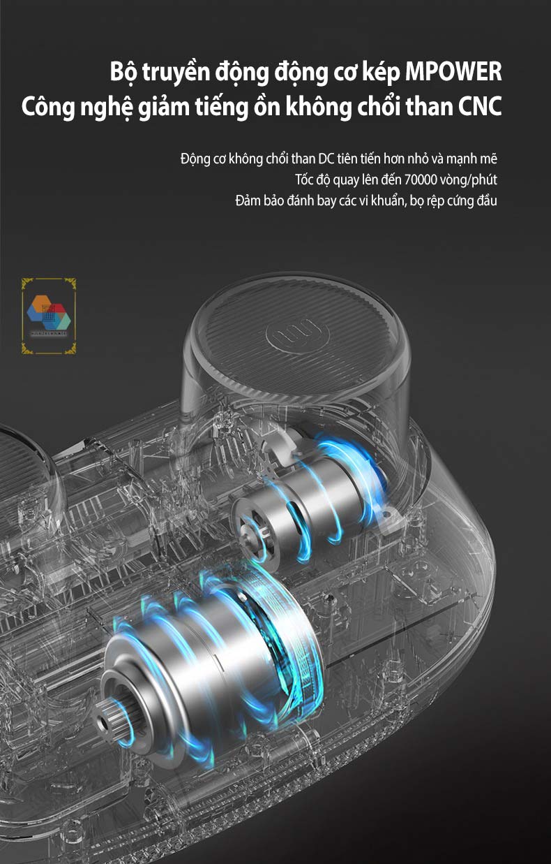 Máy hút bụi giường nệm không dây Morphy Richards MR3100