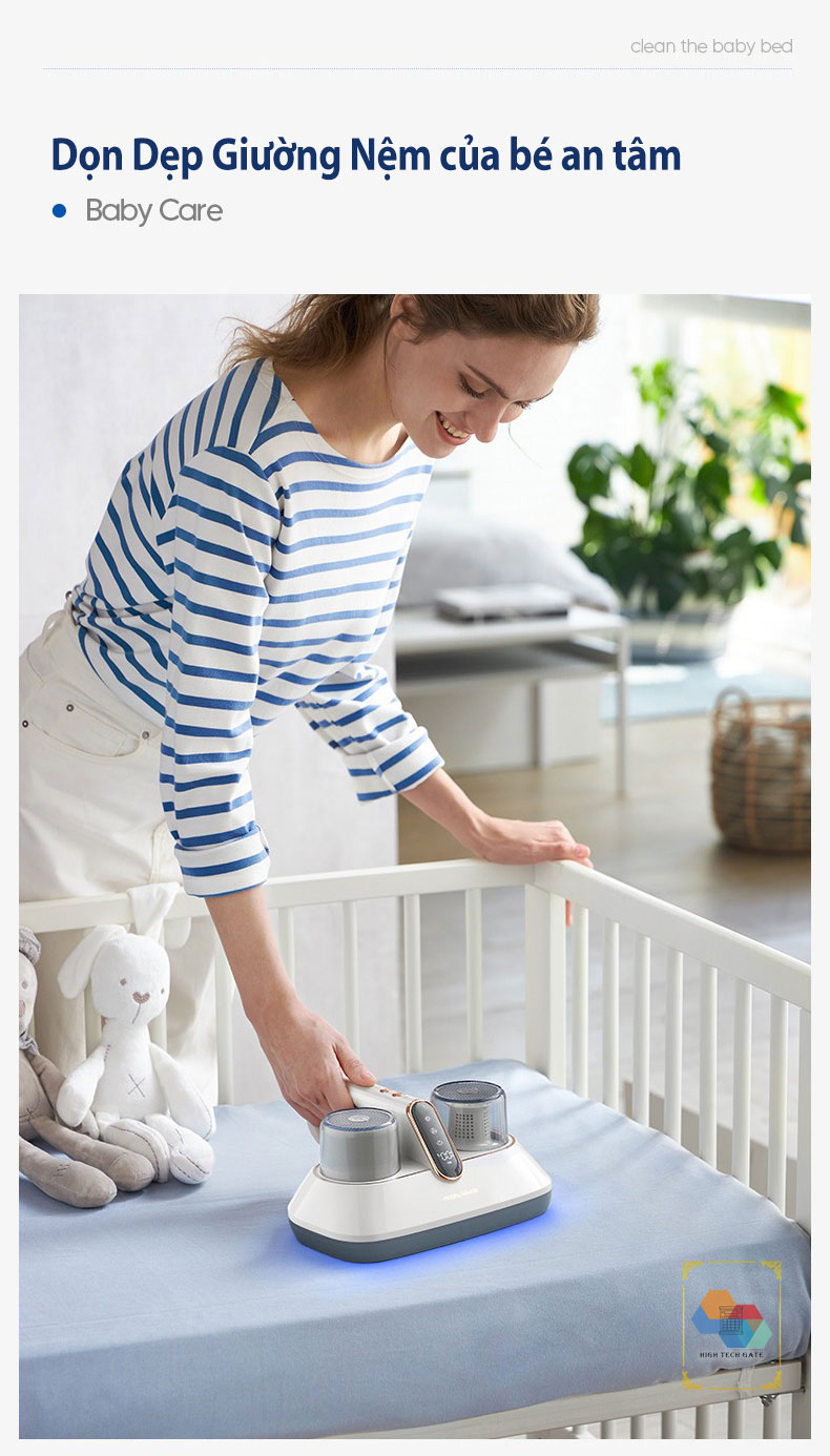 Máy hút bụi giường nệm không dây Morphy Richards MR3100