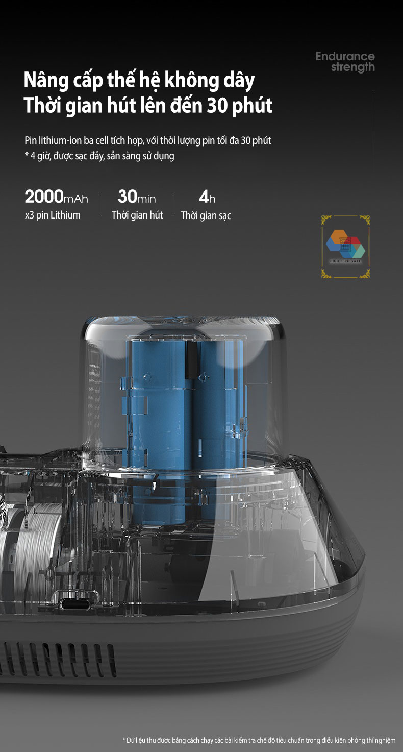 Máy hút bụi giường nệm không dây Morphy Richards MR3100