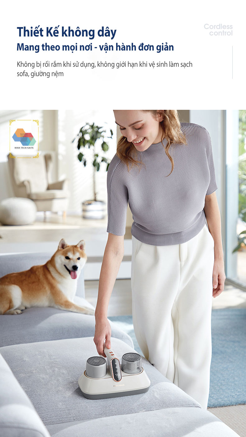 Máy hút bụi giường nệm không dây Morphy Richards MR3100