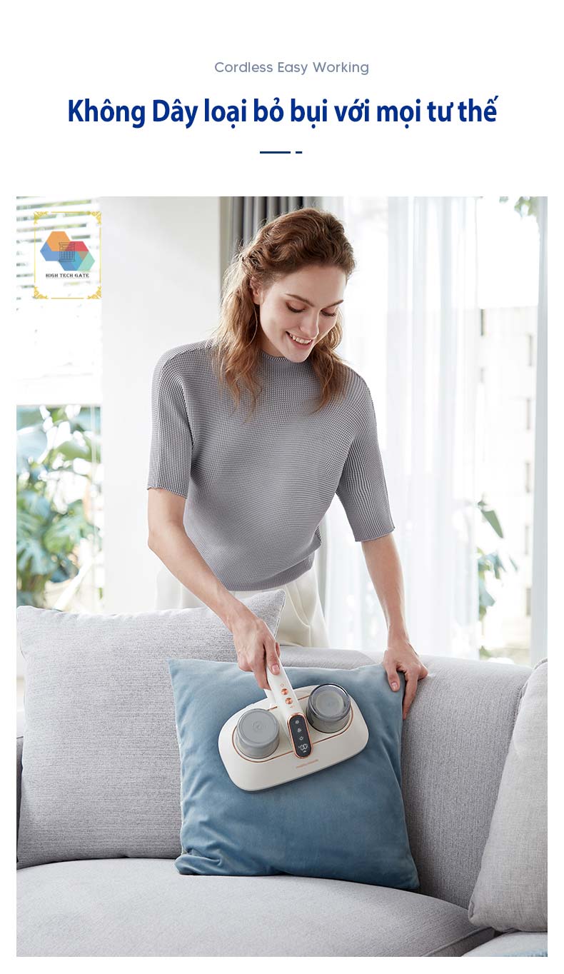 Máy hút bụi giường nệm không dây Morphy Richards MR3100