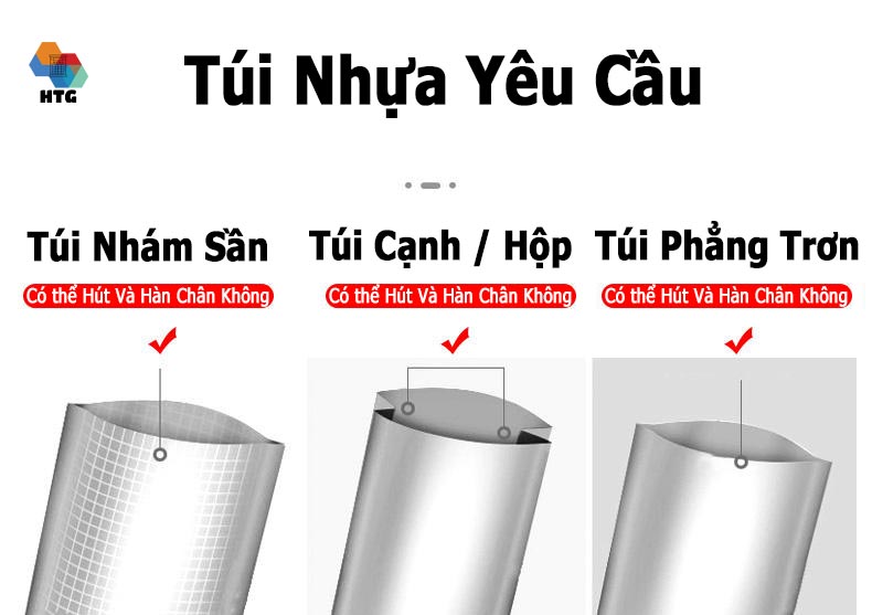 hút mọi loại túi, không kén bao bì, không yêu cầu về túi nhựa
