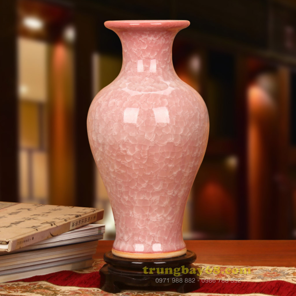 Bình gốm sứ cảnh đức - giang tây trang trí phong thủy văn phòng, phòng khách tb-165