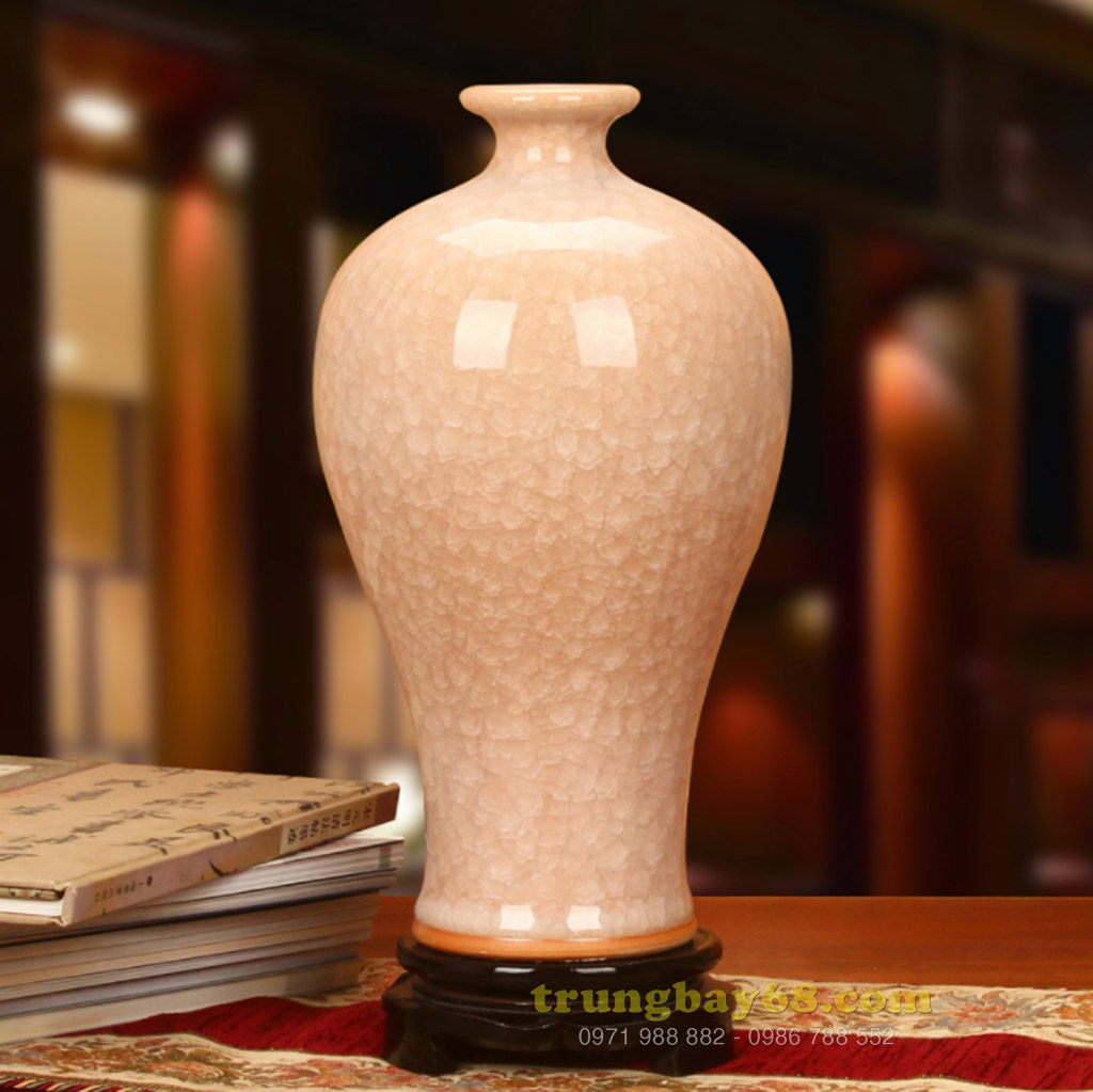 Bình gốm sứ cảnh đức - giang tây trang trí phong thủy văn phòng, phòng khách tb-287