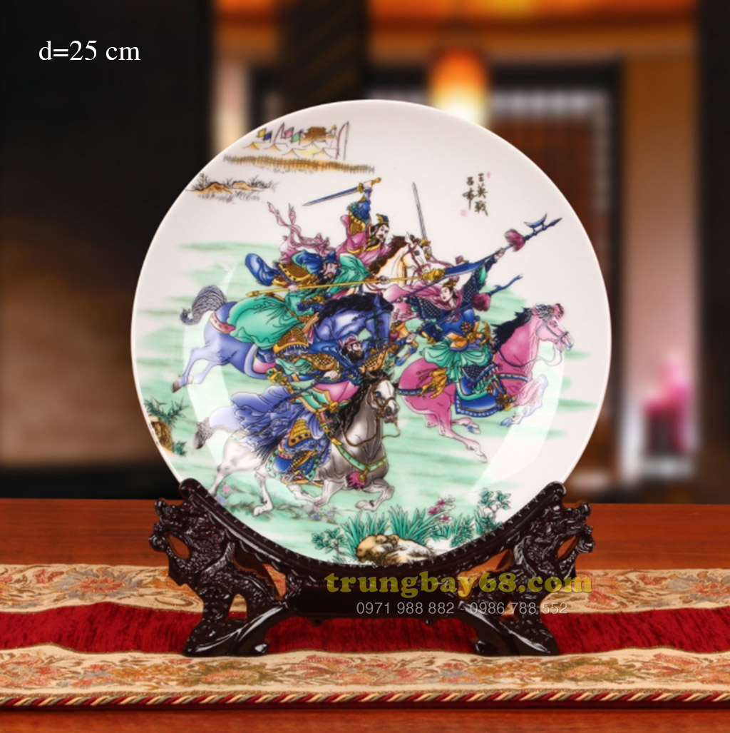 Dĩa trang trí phong thủy văn phòng phòng khách tb-093