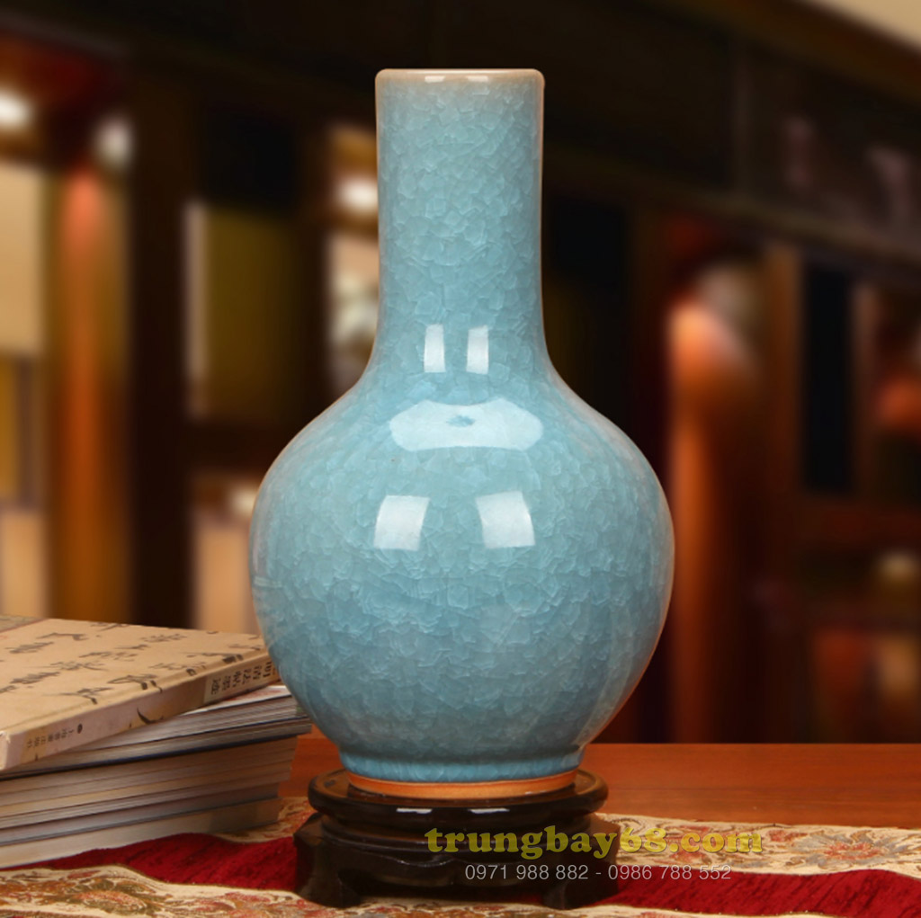 Bình gốm sứ cảnh đức - giang tây trang trí phong thủy văn phòng, phòng khách tb-260