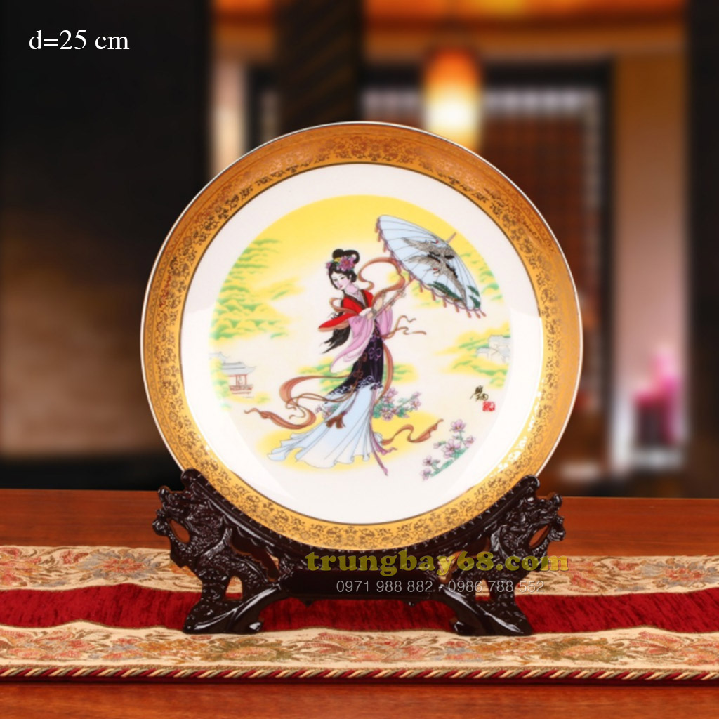 Dĩa trang trí phong thủy văn phòng phòng khách tb-118