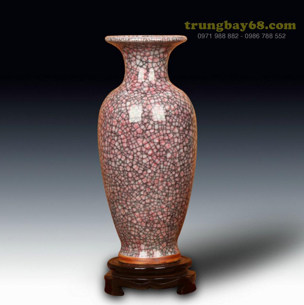 Bình gốm sứ cảnh đức - giang tây trang trí phong thủy văn phòng, phòng khách tb-140