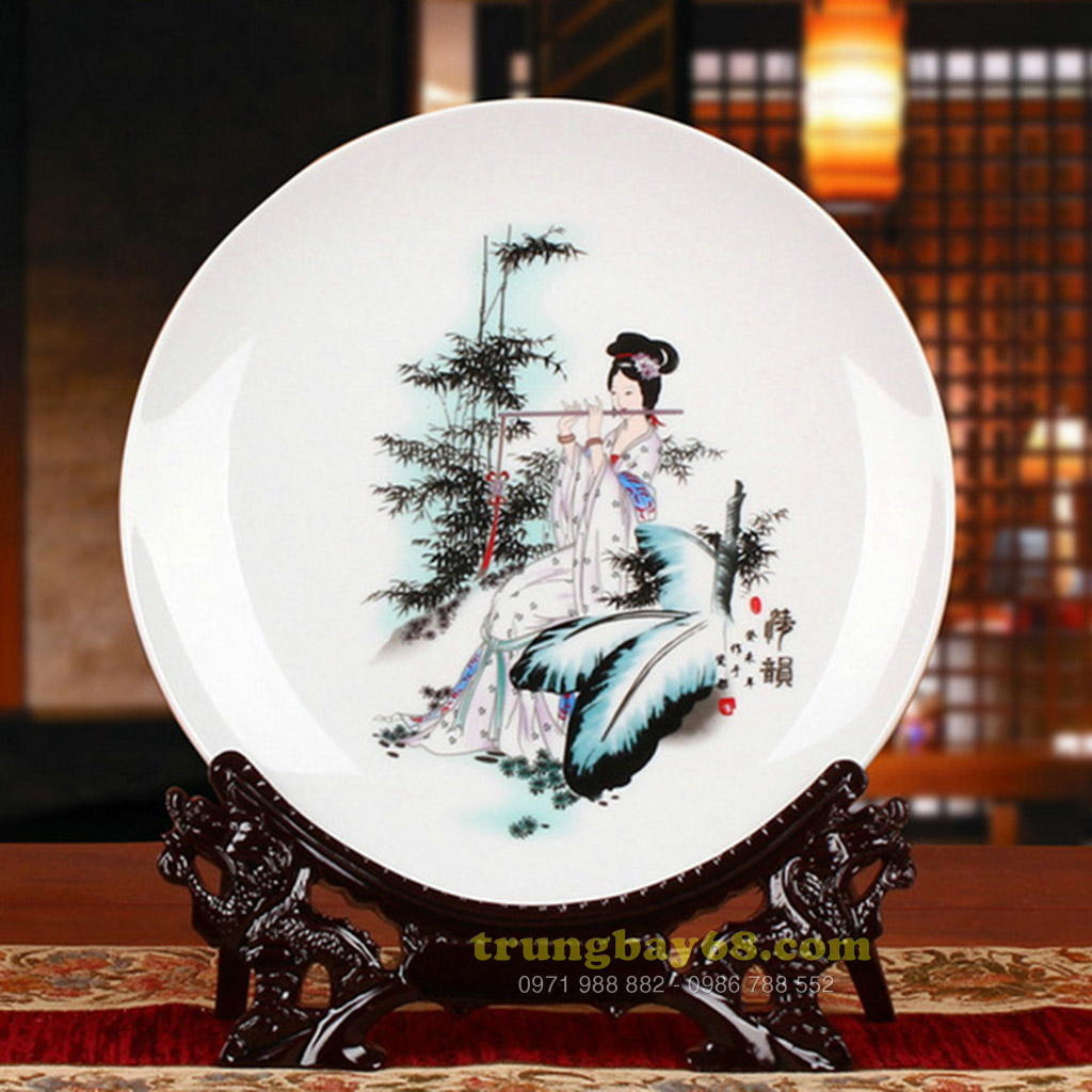 Dĩa trang trí phong thủy văn phòng phòng khách tb-041