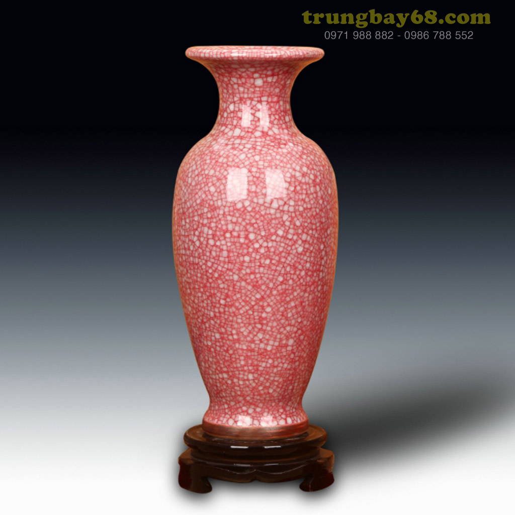 Bình gốm sứ cảnh đức - giang tây trang trí phong thủy văn phòng, phòng khách tb-198