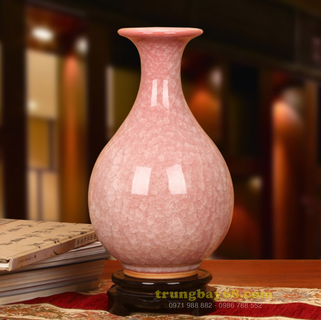 Bình gốm sứ cảnh đức - giang tây trang trí phong thủy văn phòng, phòng khách tb-203