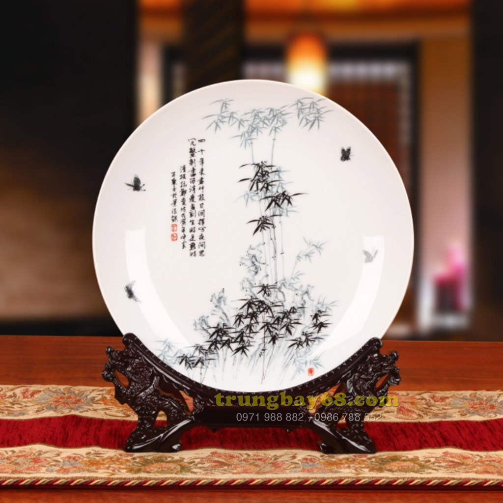 Dĩa trang trí phong thủy văn phòng phòng khách tb-056