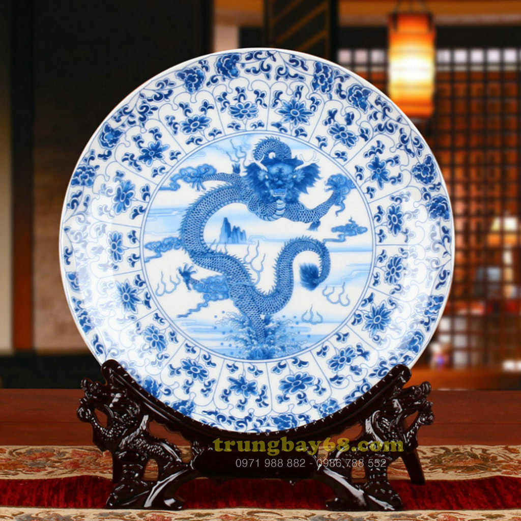 Dĩa trang trí phong thủy văn phòng phòng khách tb-042