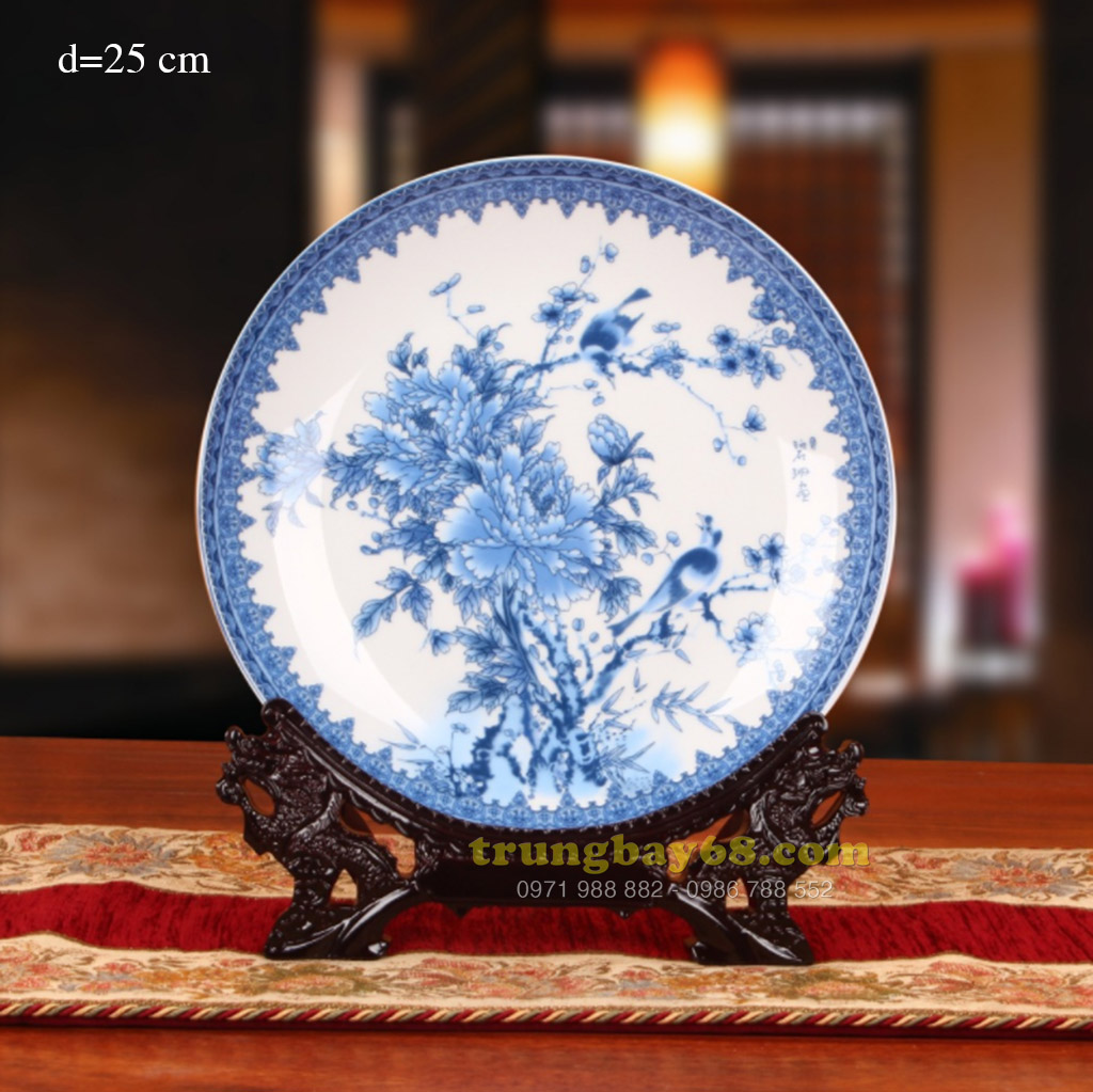 Dĩa trang trí phong thủy văn phòng phòng khách tb-084