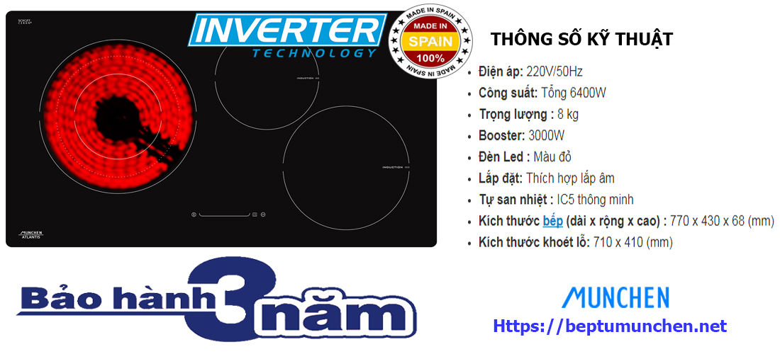 Bếp điện từ Munchen GM 6318