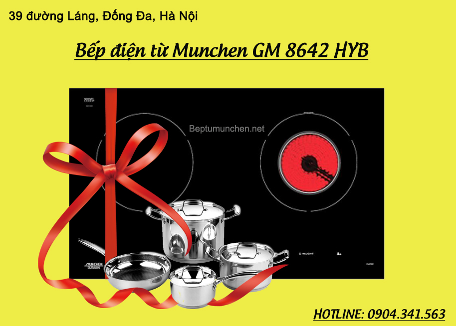 Bếp điện từ Munchen có dùng được nồi thuỷ tinh không?