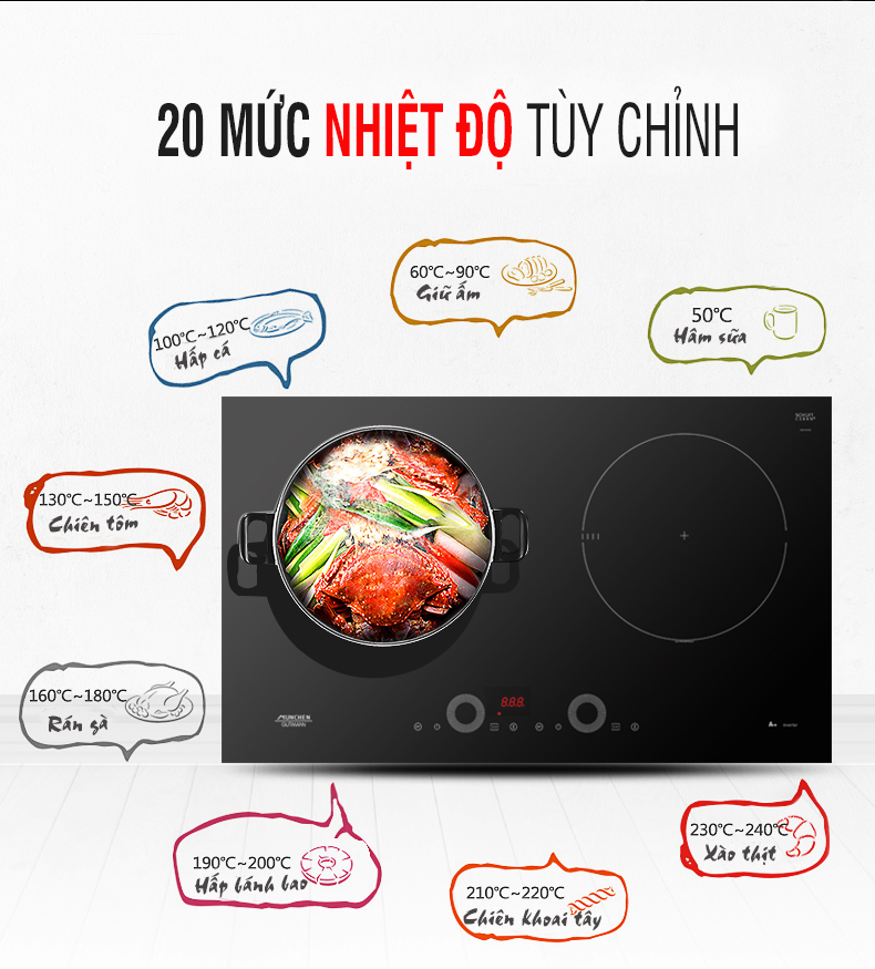Bếp từ Munchen G60 Bk