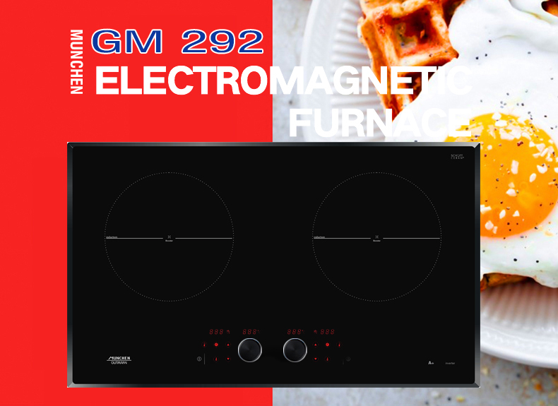 Bếp từ Munchen GM292 thiết kế giao diện hiện đại