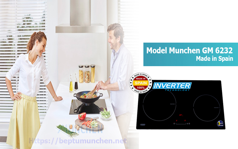 Thiết kế bếp từ munchen gm6232