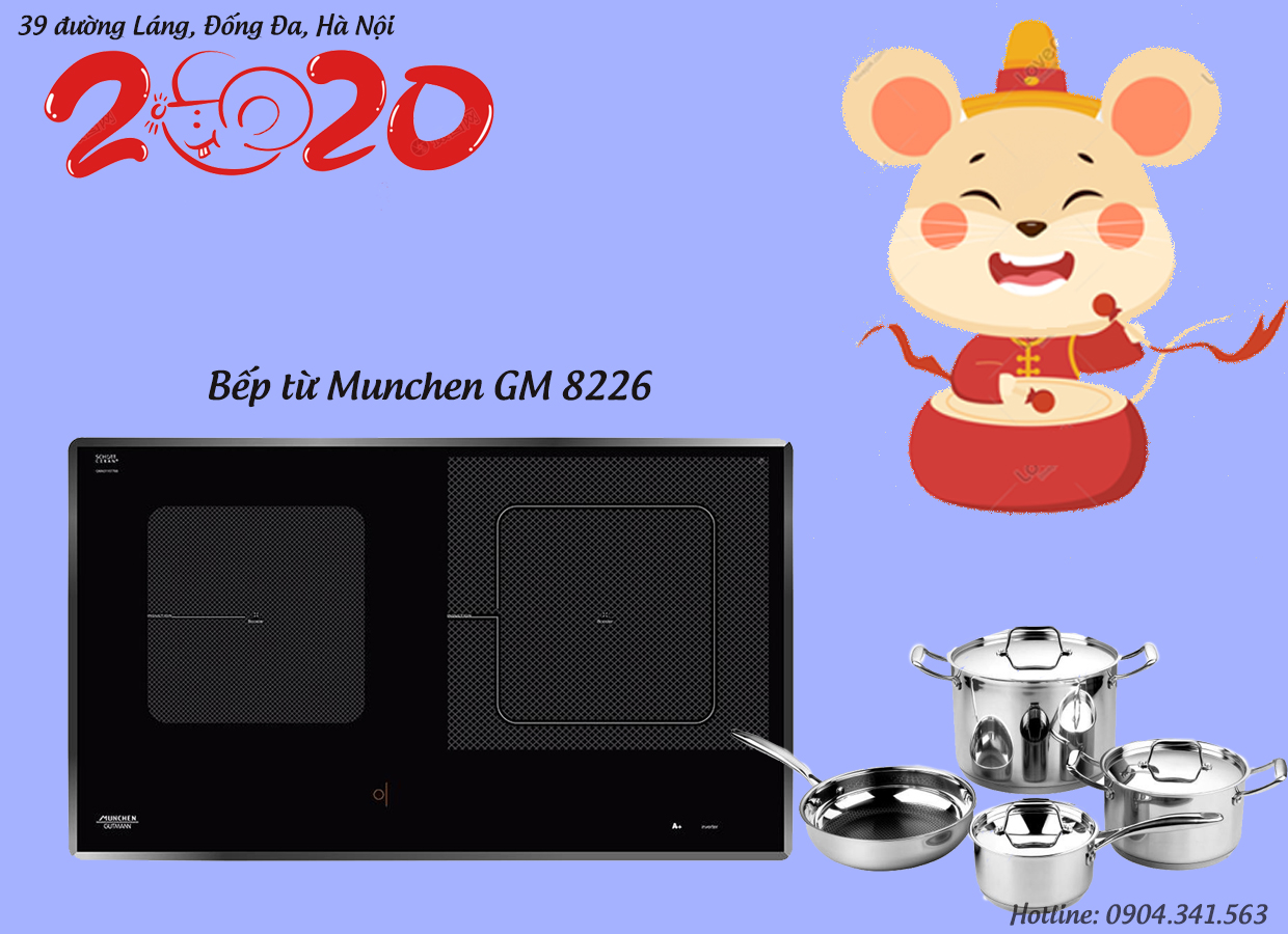 Không ngờ bếp Munchen GM 8226 lại hữu ích như vậy!