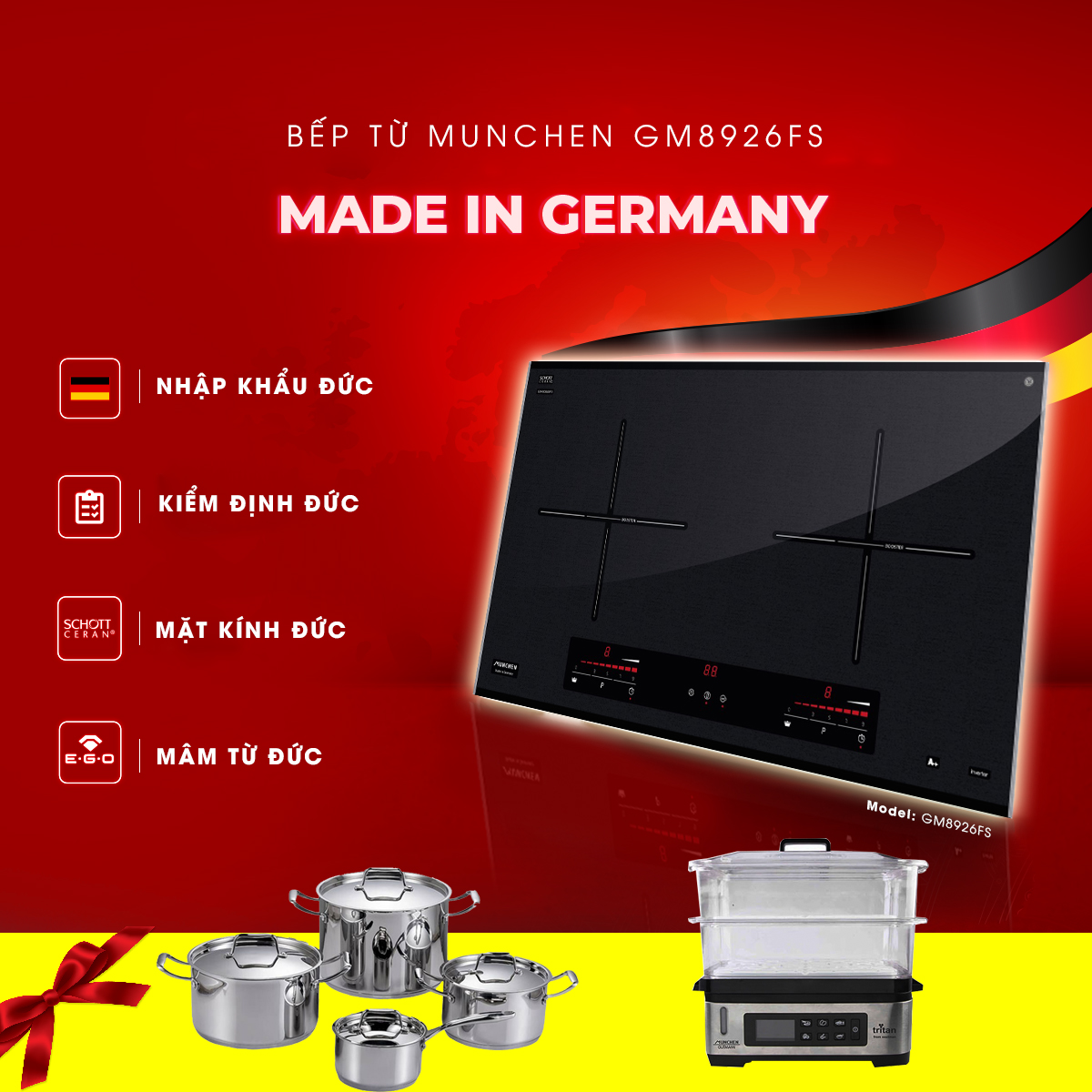 bếp từ munchen gm8926fs