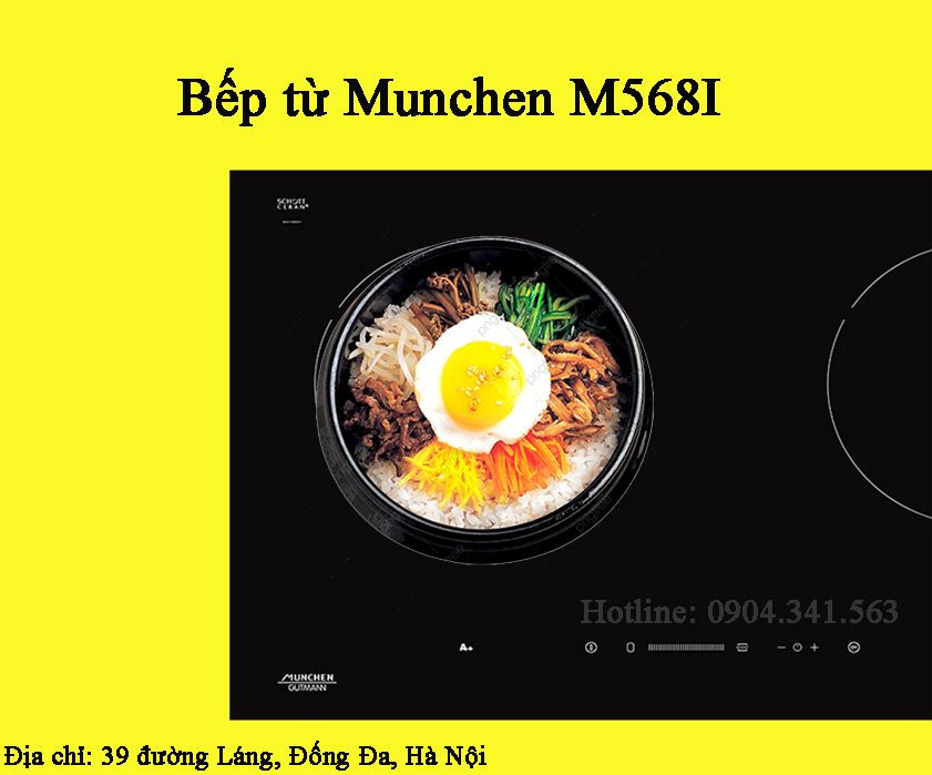 Đặt trước bếp từ Munchen M568I, rước luôn máy hút mùi, hoàn tiền 1.4 triệu đồng
