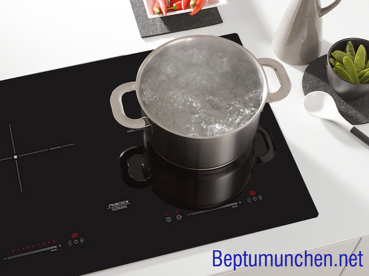 bếp từ munchen m50-2017 sử dụng bàn phím điều khiển riêng