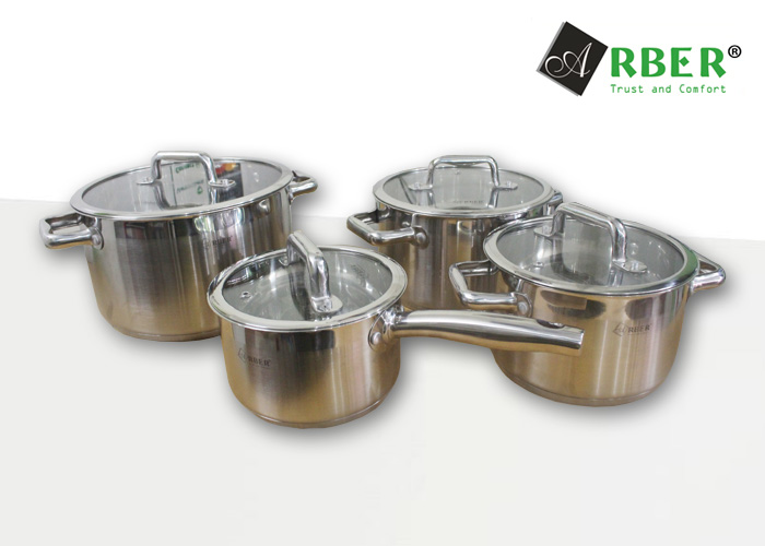 Bộ nồi bếp từ munchen nhập khẩu arber AB 4c