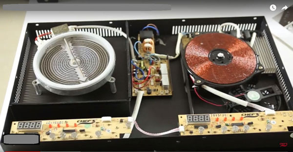 Cấu tạo bếp từ và linh kiện