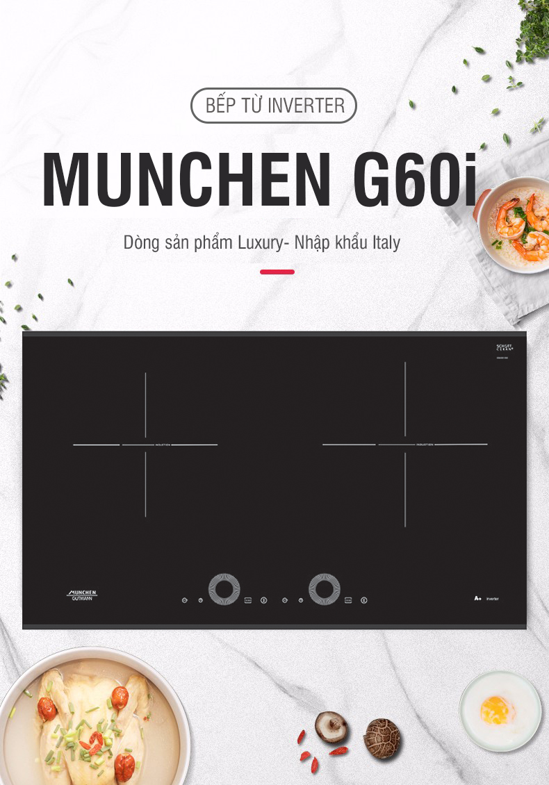 Giao diện bếp từ Munchen G60I