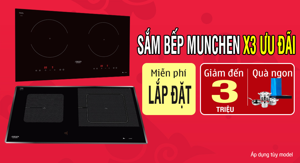 khuyến mãi bếp từ munchen 2020